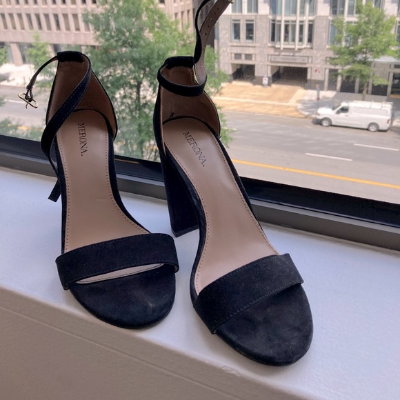Merona Shoes - Black Merona block heels